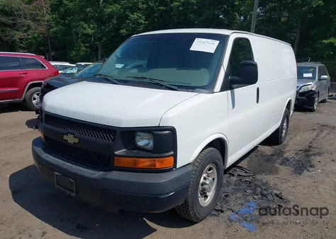 2012 Chevrolet Express 2500 Work Van from USA, damaged, VIN 1GCWGFCA1C1100202